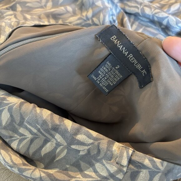 Y2K Banana Republic Womens Silk Midi Skirt Sz 2 Forest Fairy Boho Whimsy - Picture 3 of 15